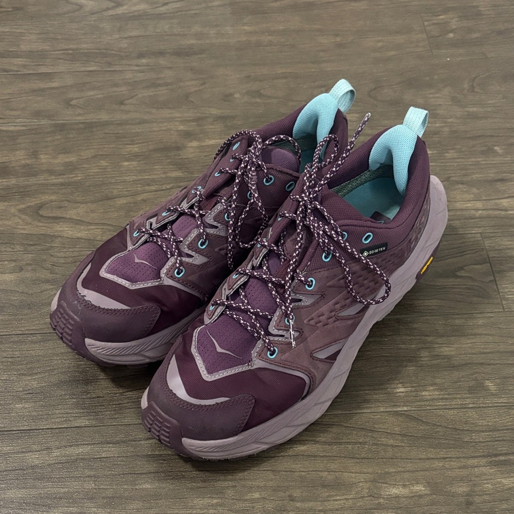 Hoka Women's Athletic Shoes in Plum and Aqua